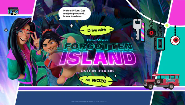 Waze Forgotten Island navigation story image